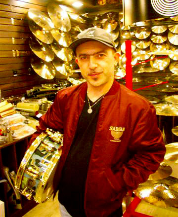 Tony at Midi 'N' Sound with his new baby!!!